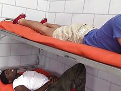 Blake Stone is this black stallion's bitch in jail