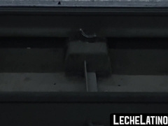 LecheLatinos.com - Tattooed Latino's hard, raw threesome fuck with two hung tops