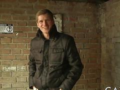 Hitchhiker shows thanks for the ride by sucking his new friend's dick