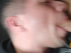 Providing a Head while we Wait the GIRLFRIEND of my Bestfriend in the Camper