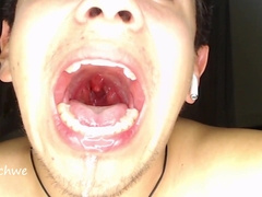 The gullet and tongue fetish