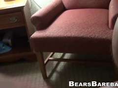 Old fart Dade Duke bends over to be dominated by bear Kit Montana