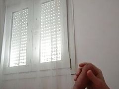 Guy fingering big dick  #14