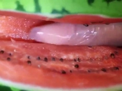 fruit fuck and self swallow - the best comes after cumming 2
