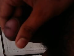 Sister's fuck at home by her boyfriend, I got completely hot after seeing that and shook his cock