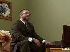 Horny Conner Habib Seduces Curious Daddy Dirk Caber