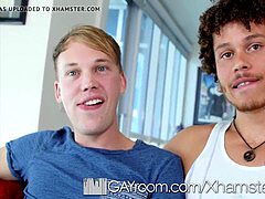 GayRoom multiracial screw with Parker Michaels and Jay superb