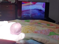 Super horny cumshot. Almost shot the lens.
