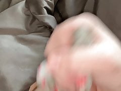 Cum in sisters sock