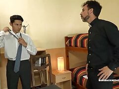 Daddy Priest Barebacks Young Dimitri