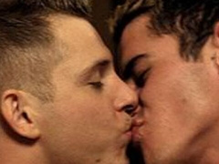 Tommy D and Brady Rey spilling their fresh semen