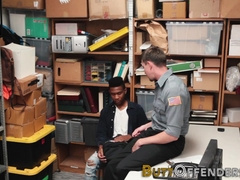 Dark-Hued shoplifter spunked