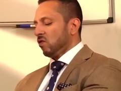 Hot teacher Adam Champ fucking sexy student Bruno Bernal