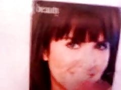 BRUNETTE BEAUTY FACE CUM TRIBUTE