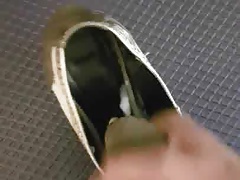 Finally got the chance to fuck the shoe of my colleque