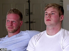 Lucky DILF Rick Randolph fucks barely legal teen Troy Daniels