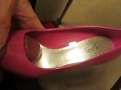 Fucking Sexy Pink Patent Peep Toes