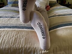 Intimate Feet Show and a Little Dick Play