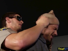 Teenage perp railing on the long salami of the law without a condom (Tyler Torro)