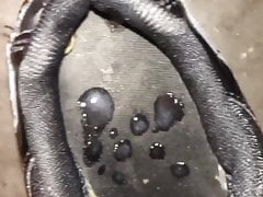 Cumshot in girls nike air max sneakers size eu. 36.