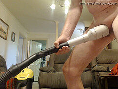 Vacuum man-meat testicles and cum
