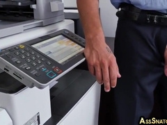 Boss Hunk Fucks His Bj Employee In 3some On Ping Pong Table