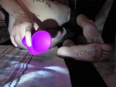 DEEP INSIDE ME WITH MY HUGE PURPLE DILDO 4