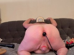 Anal invasion, gay big dildo, gay anal dildo