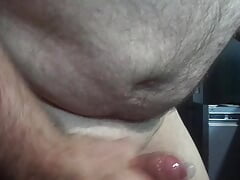 Filling condom with hot, ready to be tasted
