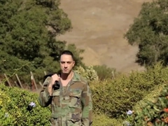 Next Door Buddies Army Man Sucks Buddy's Cock