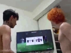 Heterosexual boys frolicking FIFA fc