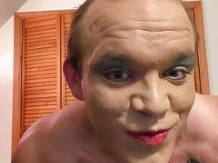 David strips naked