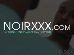 Group of dark dudes including Aaron Reese indulge in cock sucking and anal sex