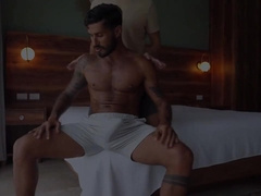 My Girlfriend Doesnt Know That Im Here Straight Stud Jeus Receives A Handjob From Another Man