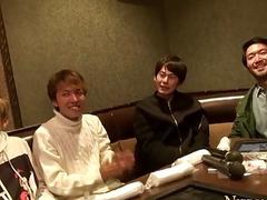 Gay twinks fuck in orgy