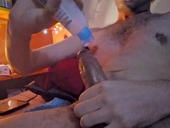 a casual night of smoking and, jerking