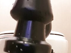 Really 80 mm big anal plug first attemp