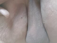 Filling my ass close up