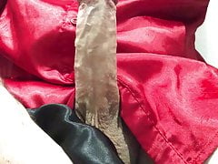 Red Satin Shirt Wank