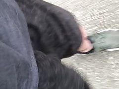 Taking my cock for a walk