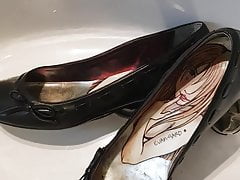 Pissed on her sweet ballet shoes