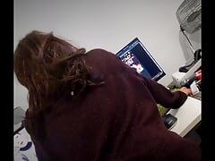 Watching porn with my sexdoll