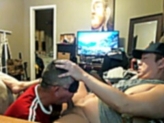 chinese grandfather milking MY FUCKING ASIAN UNCUT DICK