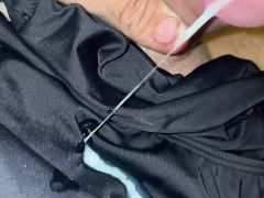 Cumming on stepdaughters swimmers