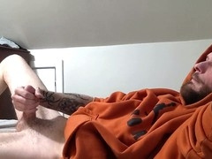Gay stepdad Dean ChinWetter gets off with a huge cumshot