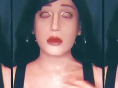 Unmasking the black haired girl