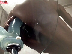 Huge dildo deep ass fucking | angle 6of7