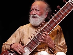 RAVI SHANKAR excitement with his hand