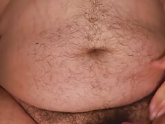 Very fat Italian macho caresses his juicy cock with a lot of passion