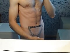 Dirty talk in the mirror
